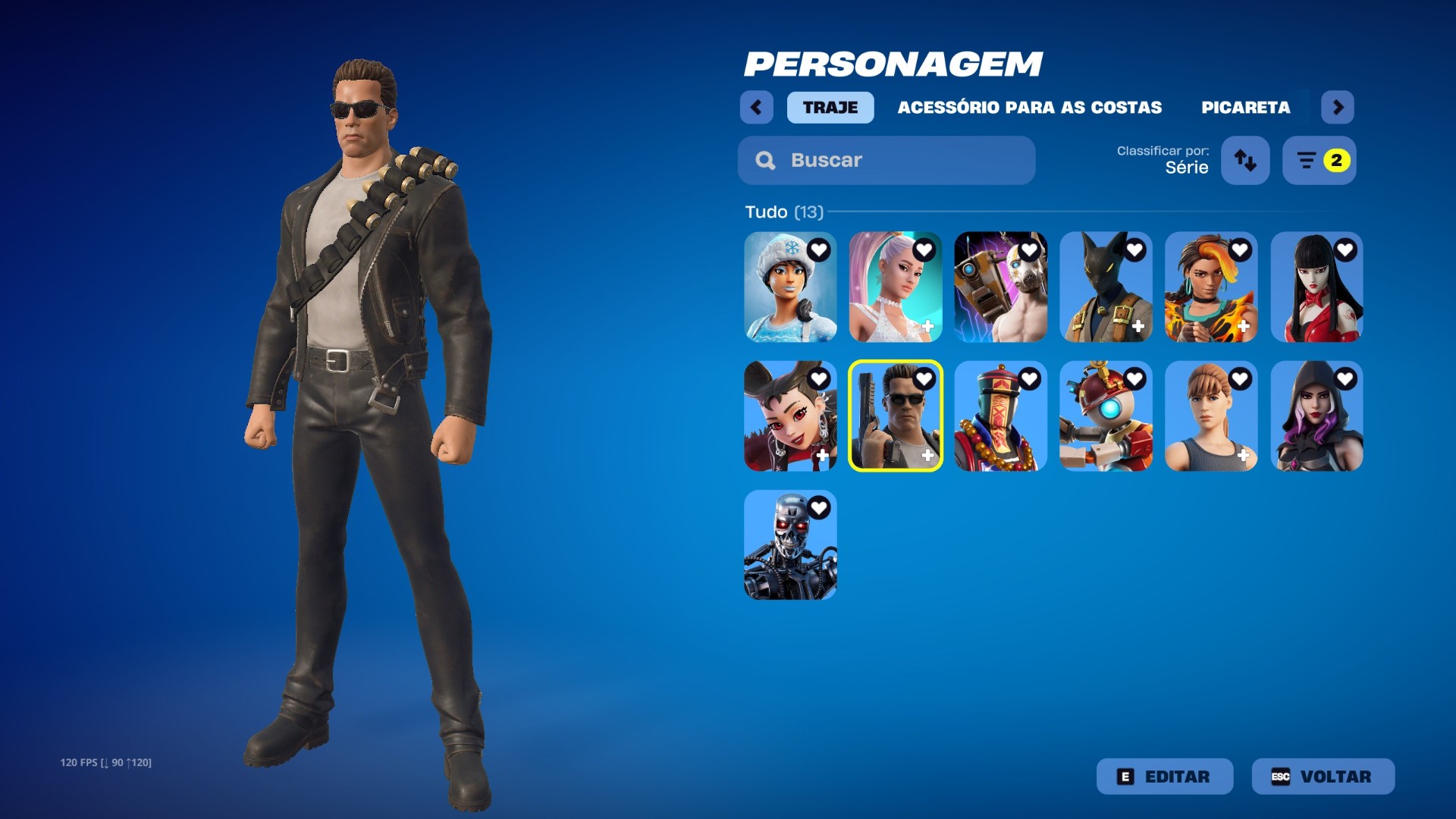 118 SKINS + 44 DE LOJA + 129 PICARETAS + NFA + INATIVA DESDE 11.06.25 (476 days ago)